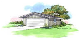 Garage A Front Perspective