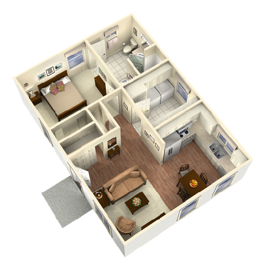 Sonoma 3D Floor Plan