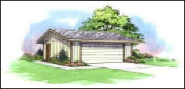 Garage B Front Perspective