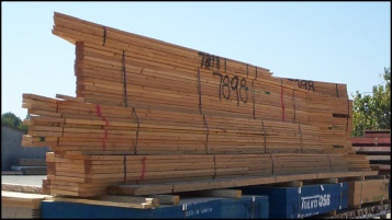 PMHI Factory Framed Roof Trusses Loaded on a Truck.