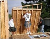 Standing Wall Panels, Courtesy Ca. Precut Homes