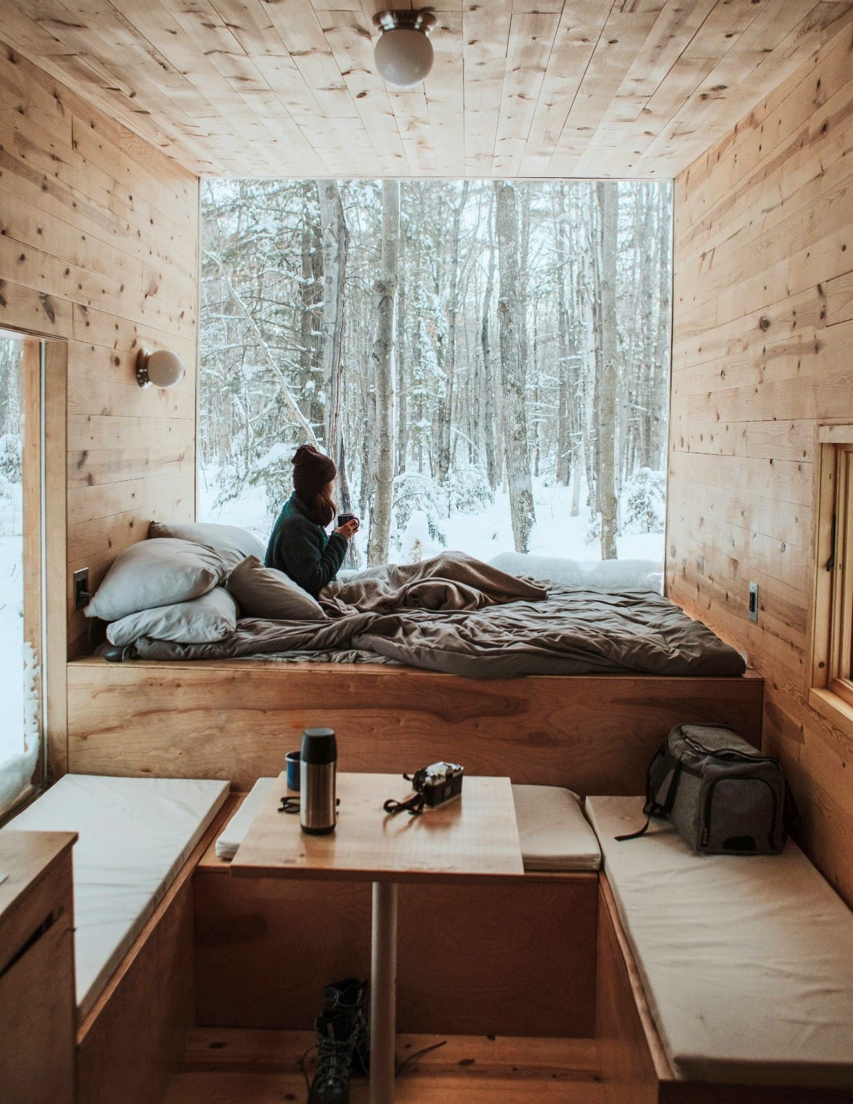 Tiny House in Winter